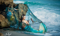 Mermaid Quinceanera Photoshoot